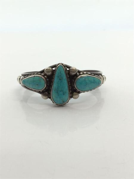 Navajo Lucy Jake 3連ターコイズ バングル