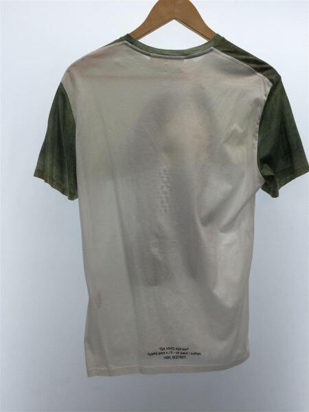 NEIL BARRETT(ニールバレット) / Tシャツ/M/コットン/WHT/プリント 