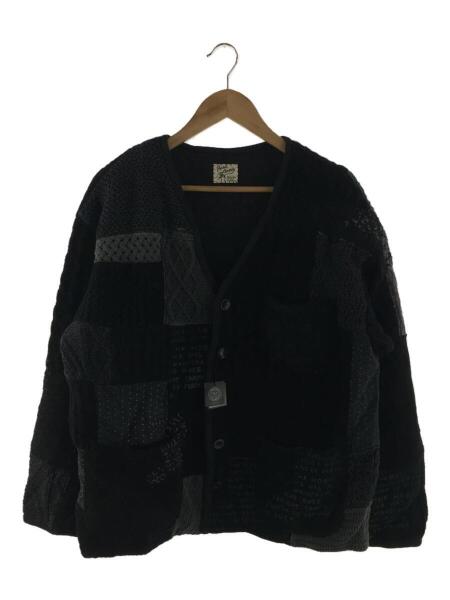 ポータークラシックH/W PATCHWORK KNIT CARDIGAN