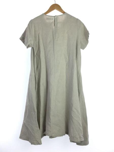 かぐれ / 半袖ワンピース/FREE/リネン/BLK/無地/GA95-26M018 かぐれ(カグレ) / 半袖ワンピース/FREE/リネン/BEG/無地/GA95-26M018