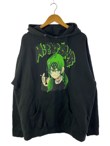 JUN INAGAWA BLUE-HAIRED GIRL HOODIE Deep River ディープ リバー