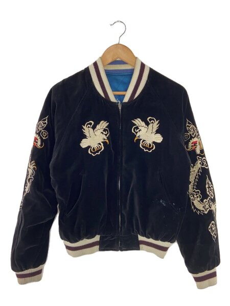 SWITCH(スウィッチ) / スカジャン/L/ベロア/BLK// | 古着の販売・通販