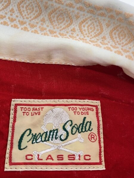 CREAM SODA(クリームソーダ) / 長袖シャツ/--/レーヨン/RED// | 古着の