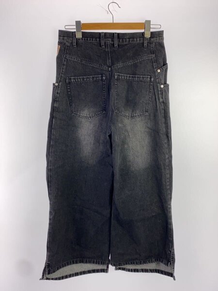 Knuth Marf(クヌースマーフ) / ワイドパンツ/XS/デニム/BLK/KM23SUG08