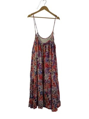 Freada(フリーダ) / ノースリーブワンピース/FREE/コットン/BLK/花柄