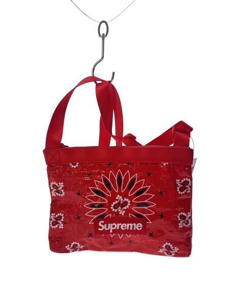Supreme(シュプリーム) / ショルダーバッグ/PVC/RED/ペーズリー | 中古 