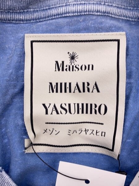 MIHARA YASUHIRO(ミハラヤスヒロ) / Tシャツ/44/コットン/BLU/プリント 