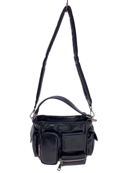 ANNA SUI(アナスイ) / ショルダーバッグ/PVC/BLK/無地 | 中古品の販売 