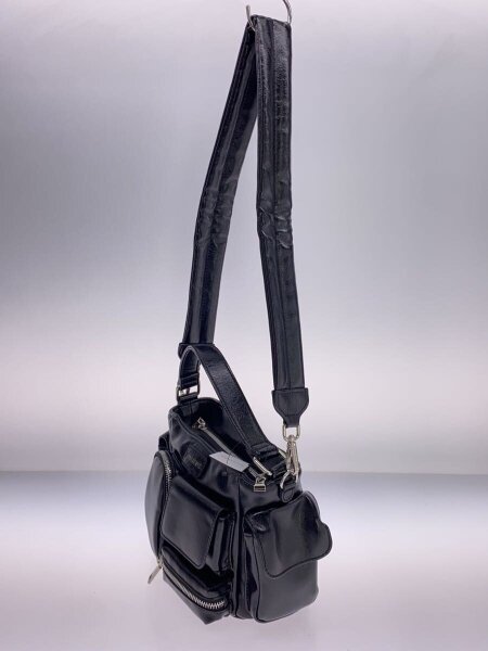 ANNA SUI(アナスイ) / ショルダーバッグ/PVC/BLK/無地 | 中古品の販売 