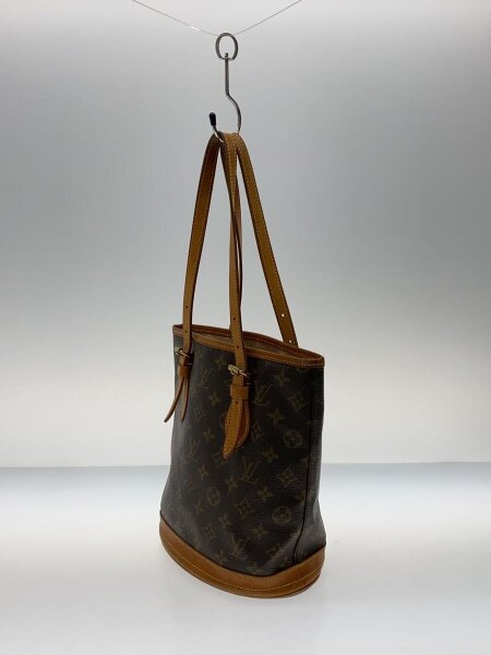 LOUIS VUITTON / プチ・バケット_モノグラム・キャンバス_BRW/PVC/BRW/M42238/ポーチ欠品 LOUIS VUITTON(ルイヴィトン) / プチ・バケット_モノグラム