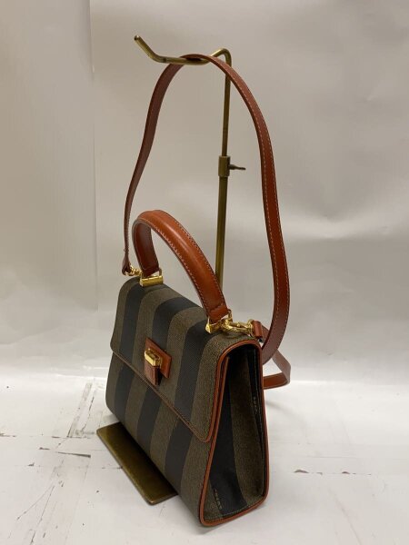 FENDI(フェンディ) / ショルダーバッグ/PVC/BRW/2WAY/保存袋付 | 中古