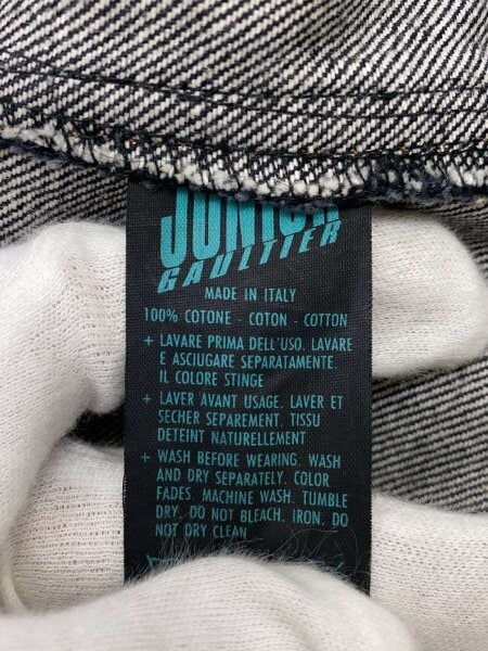 JUNIOR GAULTIER / ジャケット/40/コットン/IDG/無地 JUNIOR GAULTIER(ジュニアゴルチェ) / ジャケット/40/コットン/IDG