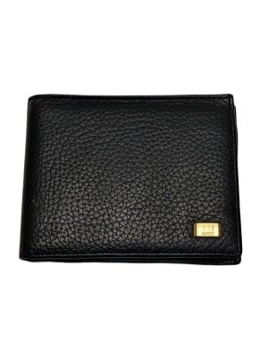 dunhill / 2つ折り財布/レザー/BLK/無地/メンズ/19F2932AV001BK dunhill(ダンヒル) / 2つ折り財布/レザー/BLK/無地/メンズ