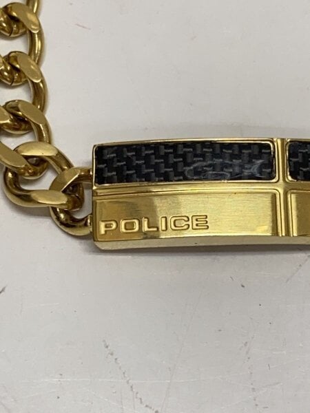 POLICE(ポリス) / ブレスレット/ステンレス/GLD/メンズ/箱付 | 中古品 