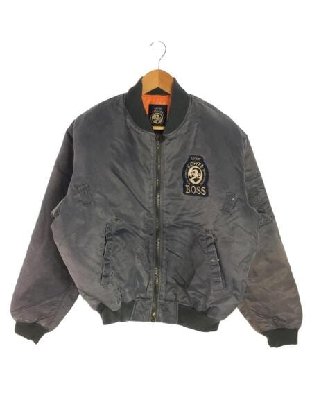 サントリーボス N-2B フライトジャケット L 美品 サントリー BOSS ボスジャン N-2Bネイビー フライトジャケット