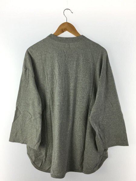 BLURHMS(ブラームス) / 長袖Tシャツ/3/コットン/グレー/無地 