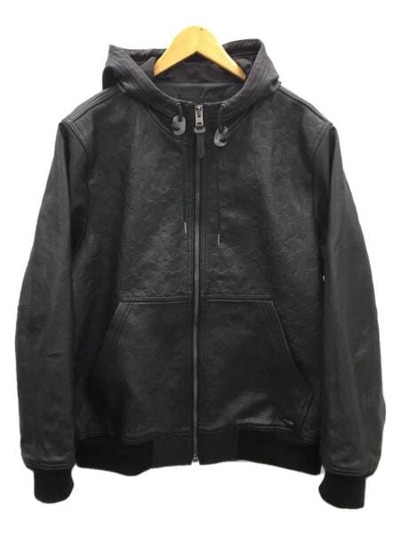 coach デニム　ジップパーカー　ブラック　S COACH ZIPパーカー coach デニム ジップパーカー ブラック S 公式】コーチ