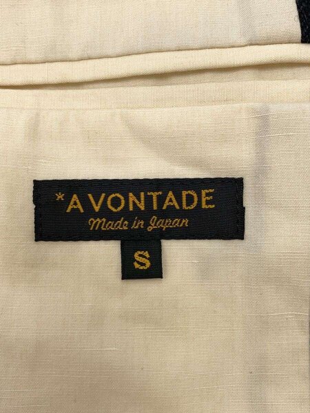 A VONTADE(アボンタージ) / テーラードジャケット/S/ウール/BLK/無地 