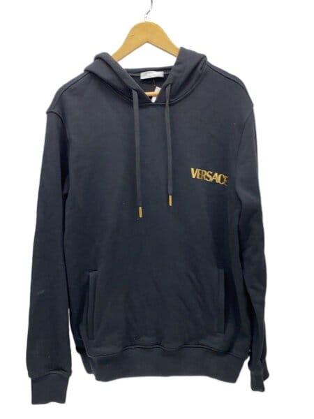 VERSACE(ヴェルサーチェ) / パーカー/M/コットン/BLK/無地/1011853 