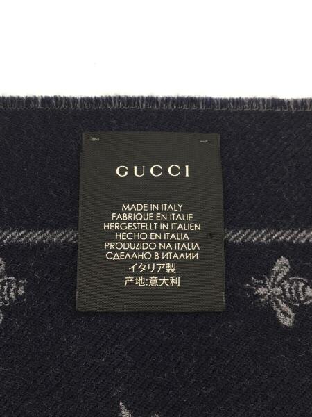 GUCCI(グッチ) / マフラー/ウール/GRY/総柄/メンズ/4305834G200 | 中古