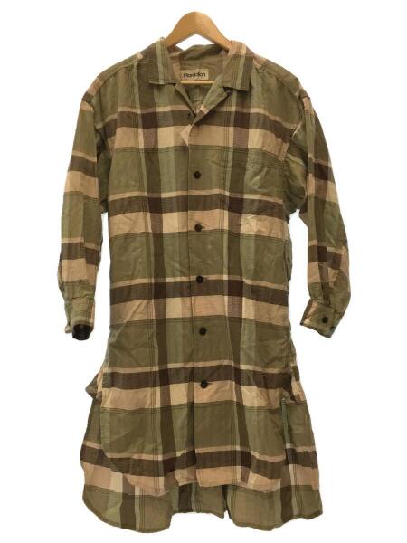 ISSEY MIYAKE(イッセイミヤケ) / シャツワンピース/M/コットン/BRW