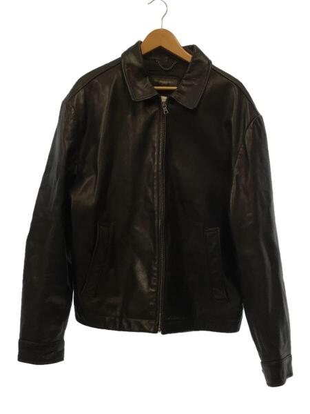 BANANA REPUBLIC / 90s/レザージャケット・ブルゾン/L/レザー/KHK/無地 BANANA REPUBLIC(バナナリパブリック) / 90s後期/レザージャケット