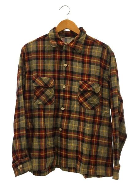 TOWN CRAFT(タウンクラフト) / 長袖シャツ/L/ウール/RED/チェック