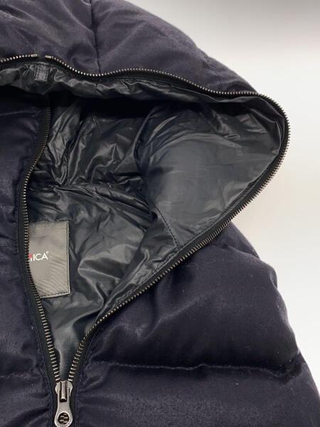 DUVETICA ダウンベスト　ブラック　38 DUVETICA(デュベティカ) / ダウンベスト/38/ウール/NVY/D.911.00/1087