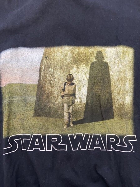 starwars(スターウォーズ) / Tシャツ/L/コットン/BLK/90-00s/ELMI