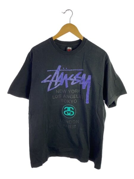 STUSSY(ステューシー) / Tシャツ/XL/コットン/BLK | 古着の販売・通販