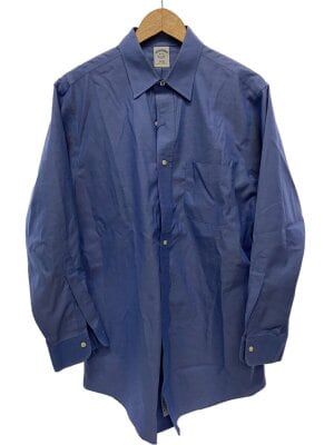 BROOKS BROTHERS / 長袖シャツ/M/コットン/BLU/ストライプ/100211805 BROOKS BROTHERS(ブルックスブラザーズ) / 長袖シャツ/M/コットン/BLU