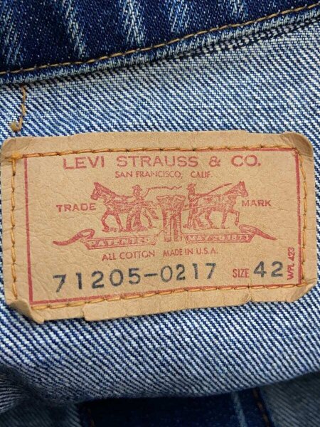 Levi's(リーバイス) / 71205-0217/BIGE/Gジャン/42/デニム/IDG | 古着