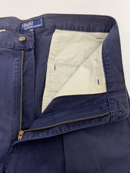 POLO RALPH LAUREN / 90S/ポロチノ初期/ボトム/33/コットン/NVY POLO RALPH LAUREN(ポロラルフローレン) / 90S/ポロチノ初期/ボトム/33