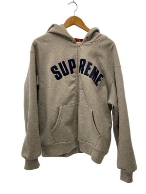 Supreme(シュプリーム) / ジップパーカー/M/コットン/GRY/花柄 | 古着