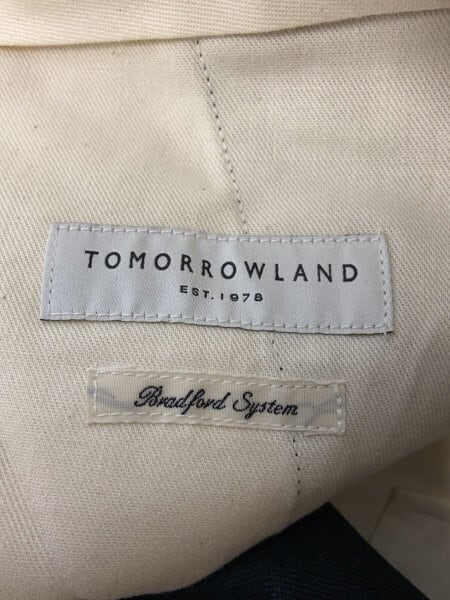 TOMORROWLAND(トゥモローランド) / スラックスパンツ/32/ウール/BLK/63
