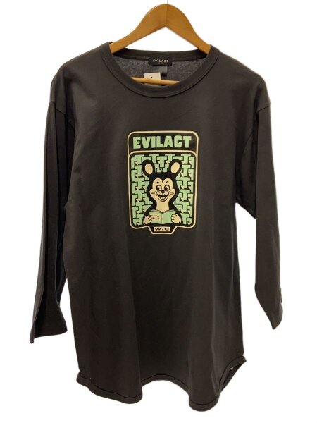 Evilact(イーブルアクト) / 長袖Tシャツ/L/コットン/GRY | 古着の販売 