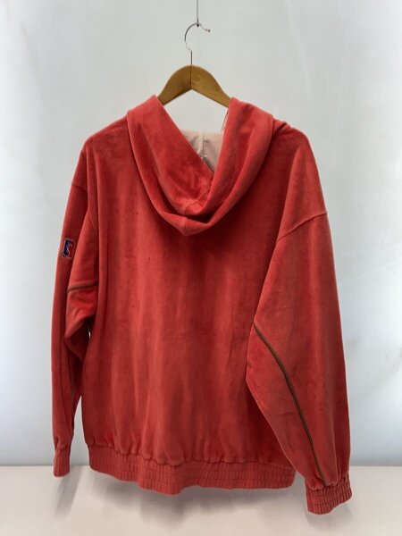 YARDSALE(ヤードセール) / ジップパーカー/L/ベロア/RED | 古着の販売 