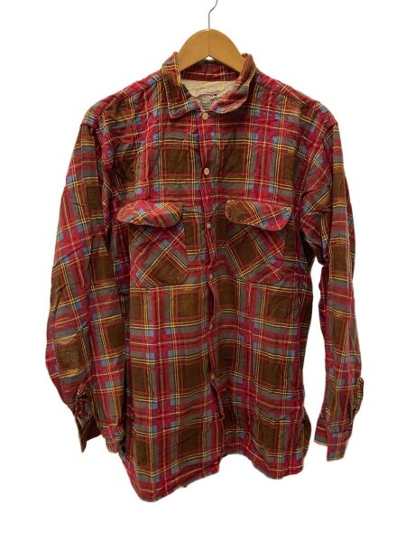 マチ付き 60s BRENT ブレント ネルシャツ マチ付き グレー 60s ! BRENT 