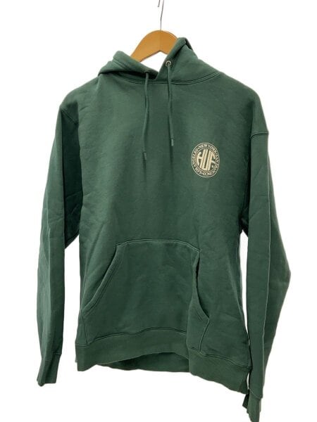 HUF(ハフ) / パーカー/L/コットン/GRN/無地/REGIONAL PUFF HOODIE 