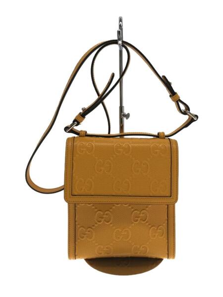 GUCCI(グッチ) / ショルダーバッグ/GGエンボス/レザー/YLW | 中古品の 