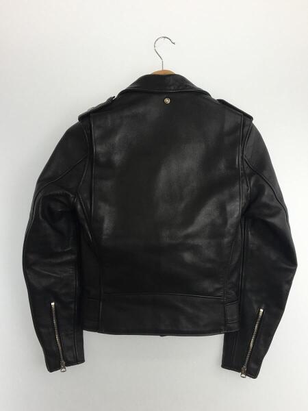 Schott ダブルライダースジャケット 7007 ブラック 32