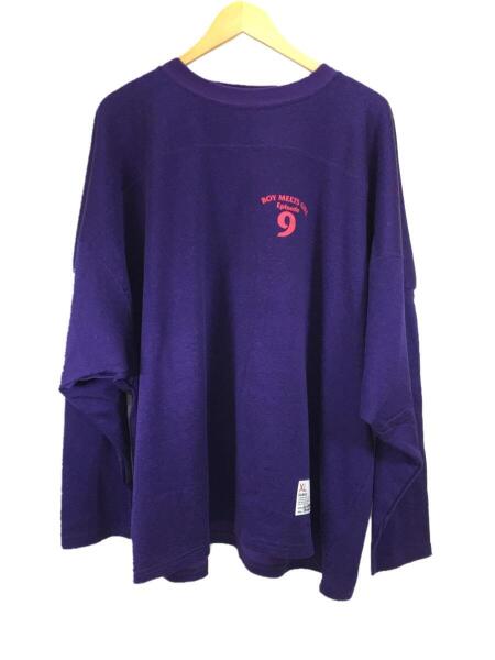 DAIRIKU(ダイリク) / 長袖Tシャツ/XL/コットン/PUP/パープル/22SS C-5 