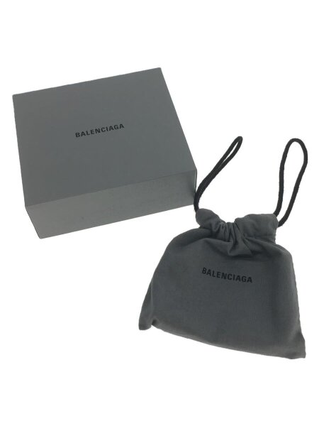 BALENCIAGA(バレンシアガ) / Cash Mini Wallet3つ折り財布/レザー/NVY 