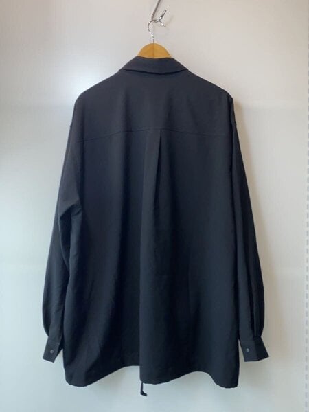 Graphpaper / ジャケット/2/ウール/BLK/GM251-50243/Tropical Wool Shirt Jacket Graphpaper(グラフペーパー) / ジャケット/2/ウール/BLK/GM251-50243