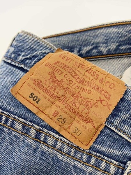 Levi’s / ストレートパンツ/29/コットン/IDG/501-0000/501/ボタン裏555/USA製/バレンシア Levi's(リーバイス) / ストレートパンツ/29/コットン/IDG/501-0000/501