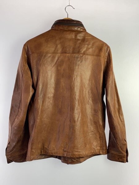 PS Paul Smith / ラムレザーミリタリージャケット/XL/羊革/BRW/PP-MN-67177 PS Paul Smith(ピーエスポールスミス) / ラムレザーミリタリー