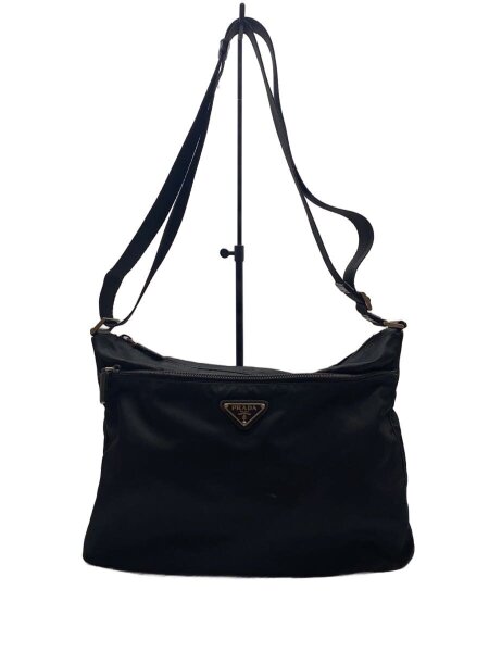 PRADA(プラダ) / ショルダーバッグ/ナイロン/BLK/トライアングルロゴ 