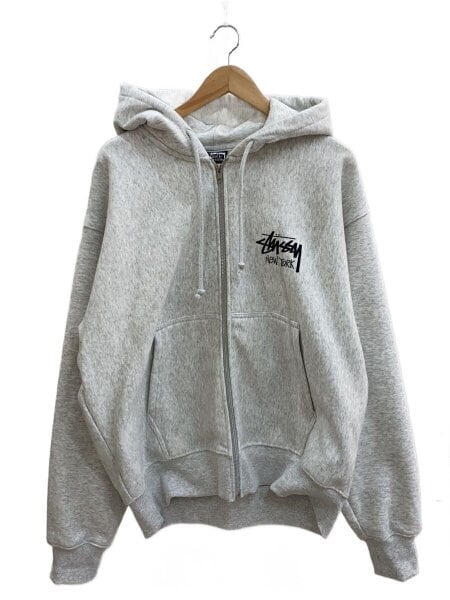 STUSSY(ステューシー) / ジップパーカー/L/コットン/GRY | 古着の販売 
