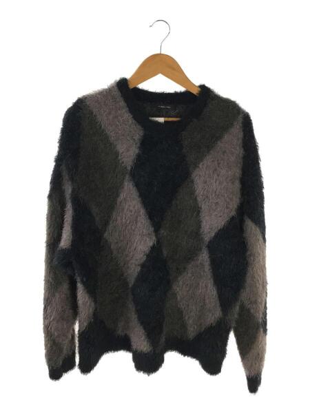 ナンバーナイン アーガイルカシミヤウールニット サイズ4