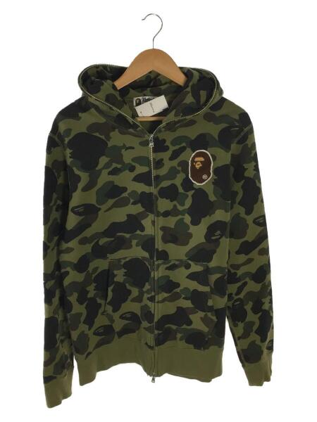 A BATHING APE(アベイシングエイプ) / ジップパーカー/L/コットン/KHK 